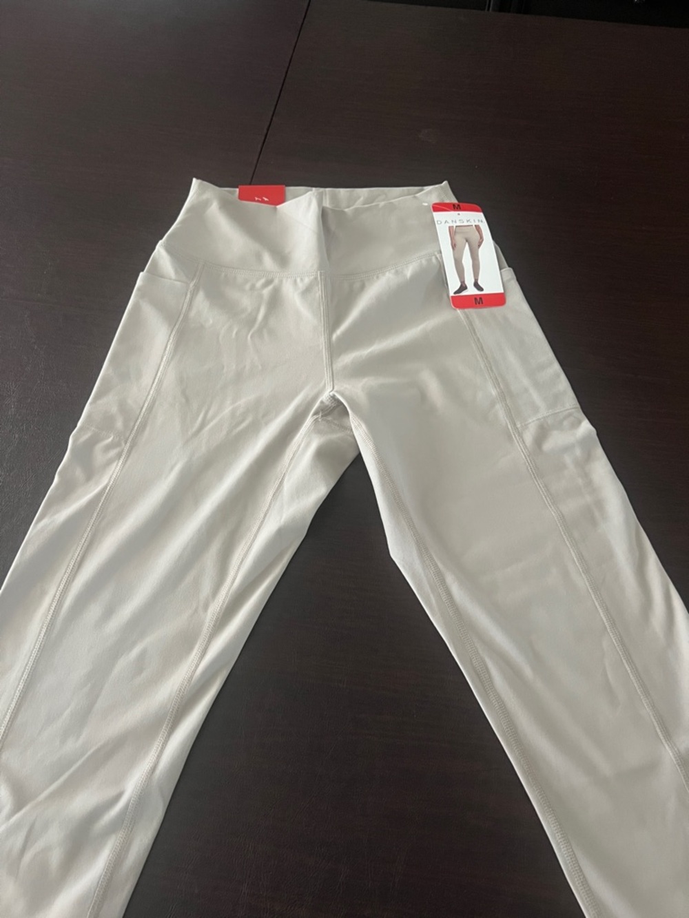 Danskin Light Beige High-Waist Leggings